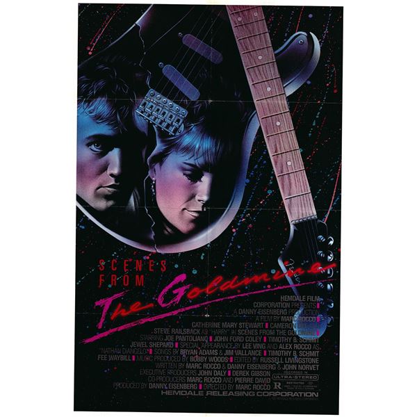 Scenes from the Goldmine original 1987 vintage one sheet movie poster