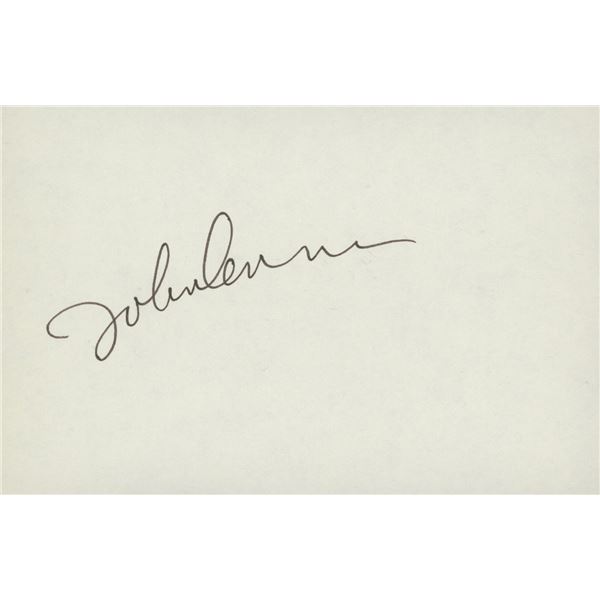 John Lennon signature cut