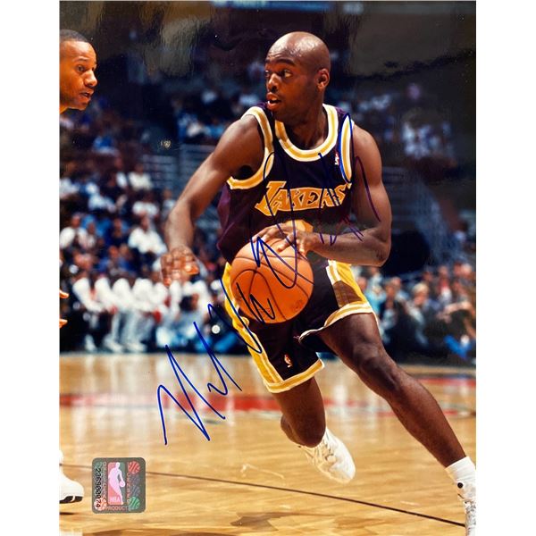 LA Lakers Nick Van Exel signed photo