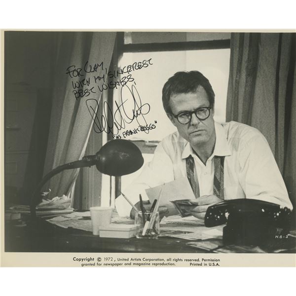 Robert Culp signed movie photo