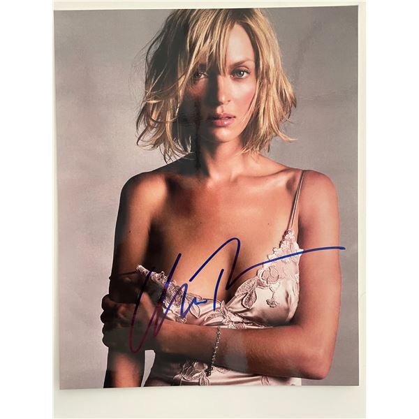 Uma Thurman signed photo