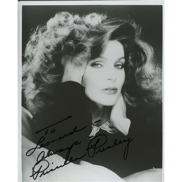Priscilla Presley signed photo