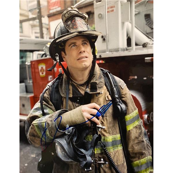 Ladder 49 John Travolta signed movie photo
