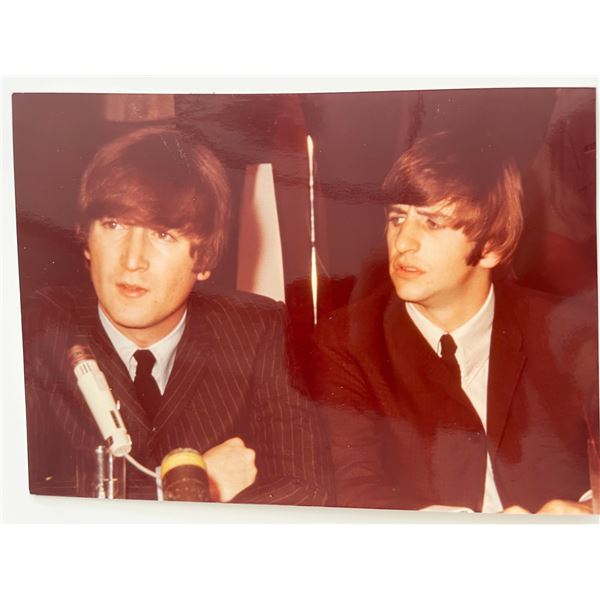 John Lennon and RIngo Starr vintage photo