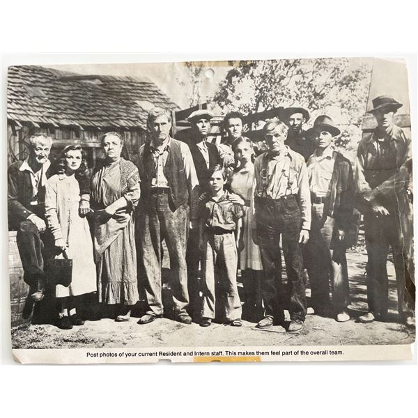 The Grapes of Wrath 1940 vintage movie photo