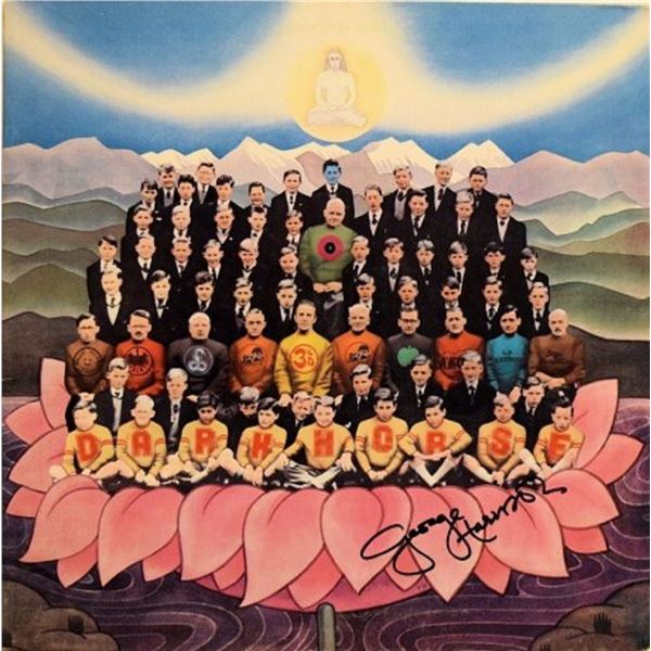George Harrison signed Dark Horse album