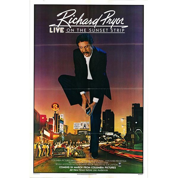 Richard Pryor: Live on the Sunset Strip  original 1982 vintage one sheet movie poster