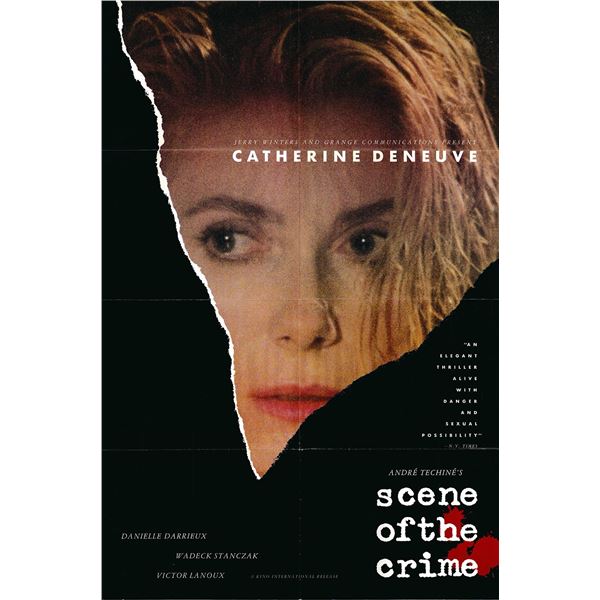 Scene of the Crime original 1986 vintage one sheet movie poster