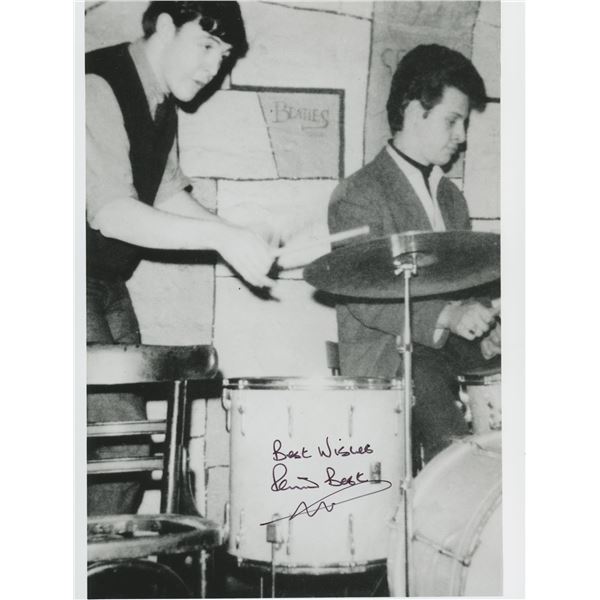 Pete Best signed photo