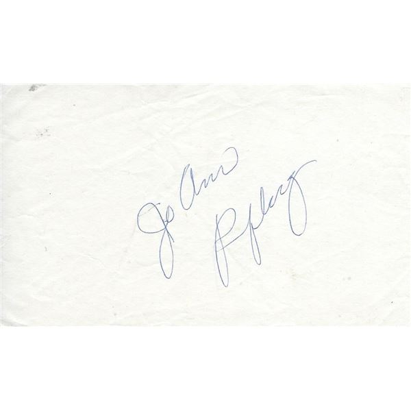 MASH Jo Ann Pflug original signature