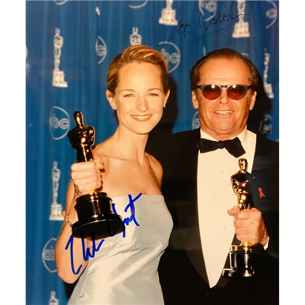 As Good as It Gets Jack Nicolson and Helen Hunt signed Oscars photo