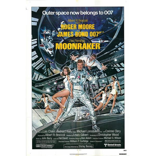 Moonraker original 1979 vintage one sheet poster