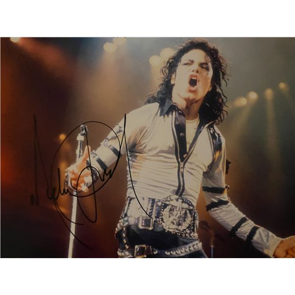 Michael Jackson signed photo