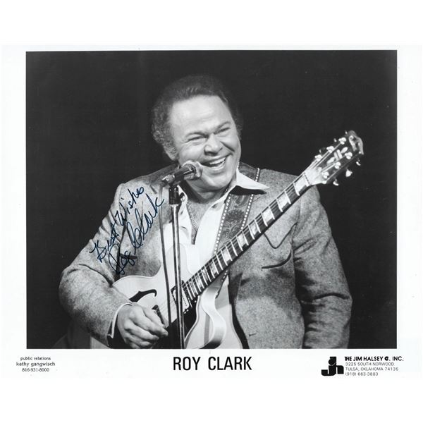 Roy Clark signed photo