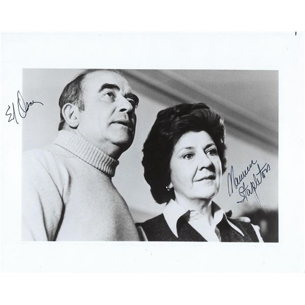 The Gathering Ed Asner and Maureen Stapleton signed movie photo