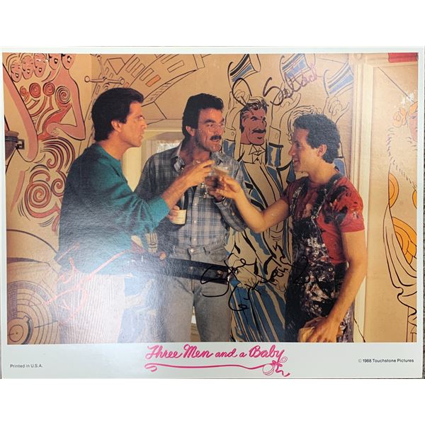 Three Men And A Baby cast signed photo