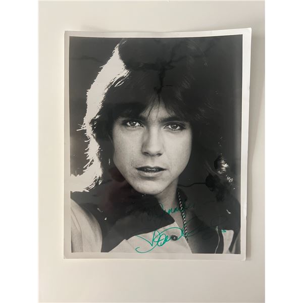 David Cassidy signed photo