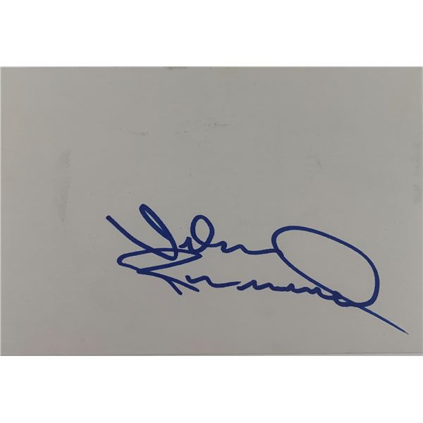 Musician Usher signature cut