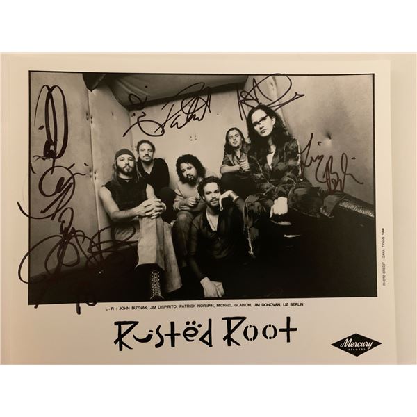 Rusted Root band signed photo