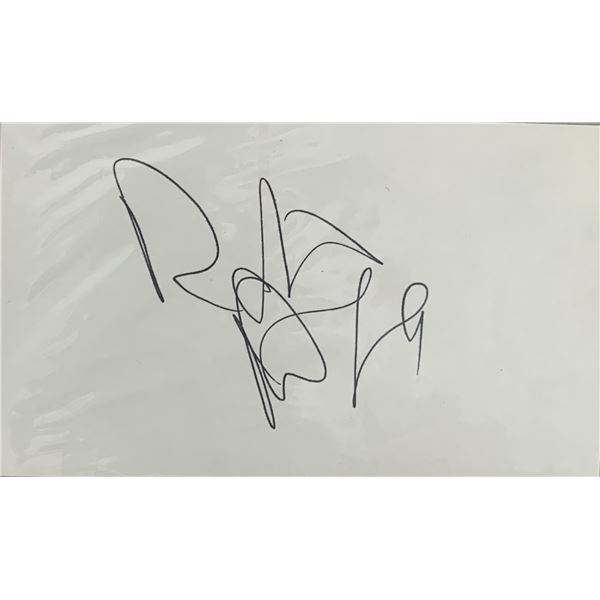 Robert Blake "Baretta"  signature cut