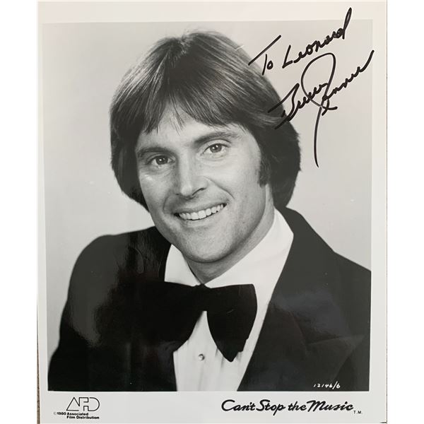Bruce Jenner signed photo