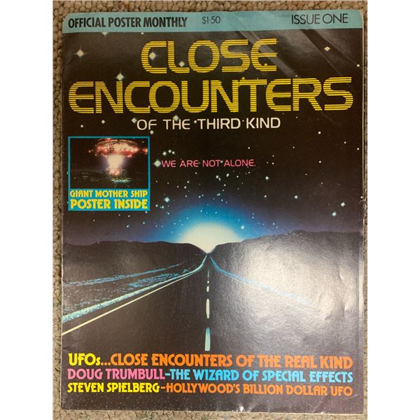 Close Encounters unsigned magazine poster