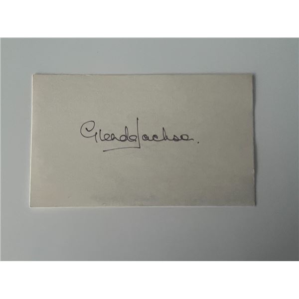 Glenda Jackson original signature