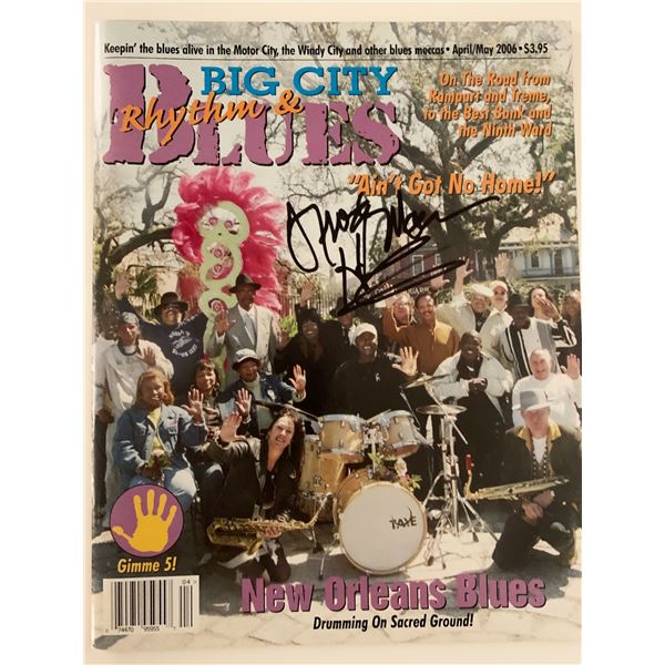 Clarence Frogman Henry signed magazine