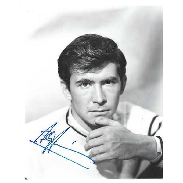 Psycho Anthony Perkins signed Psycho photo
