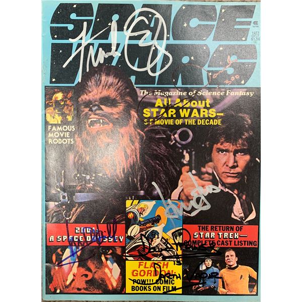 Star Wars Space Ware signed magazine