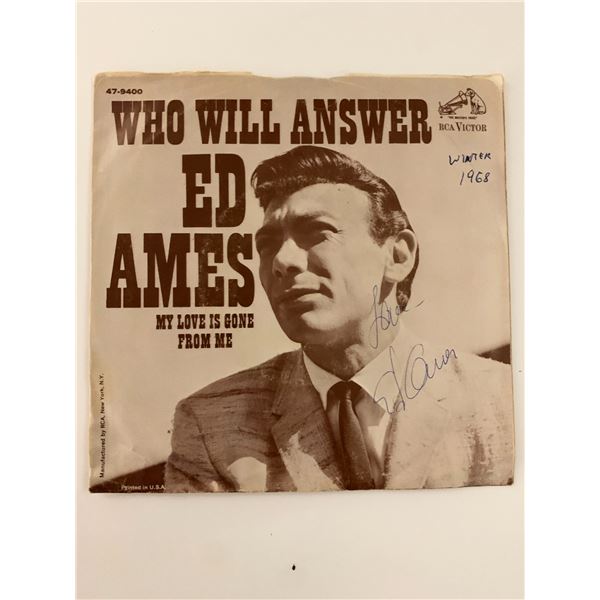 Ed Ames signed 45 RPM