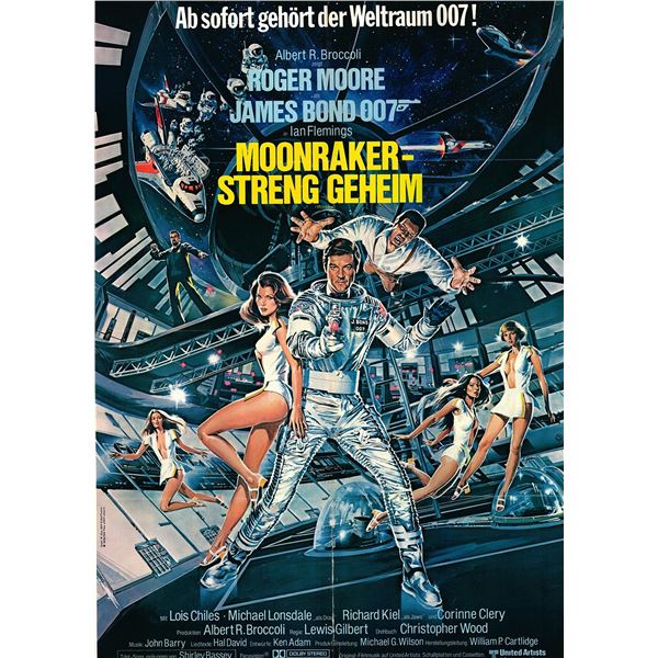 Moonraker original 1979 German style poster