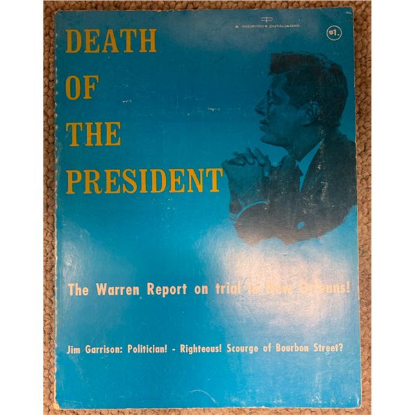 Warren Commission Death Of The President signed book