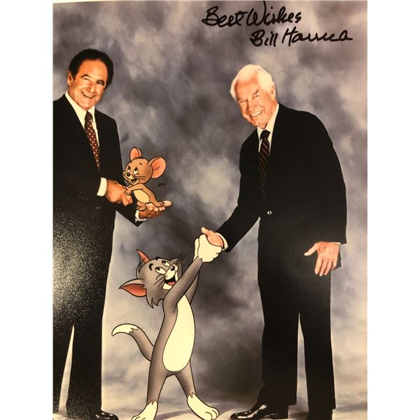 Tom and Jerry Photo signed by Bill Hanna