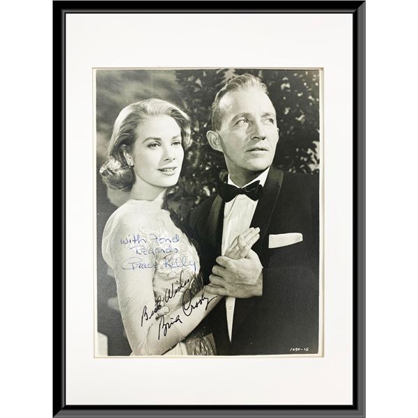 Bing Crosby, Grace Kelly signed movie photo