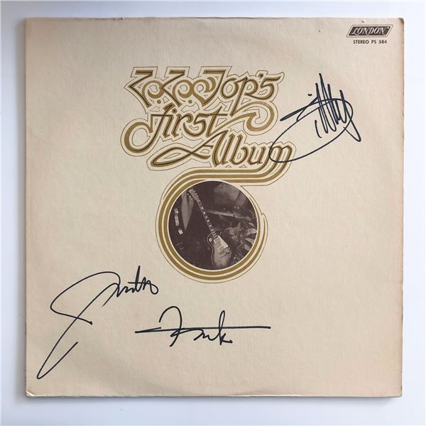 ZZ Top signed First Album