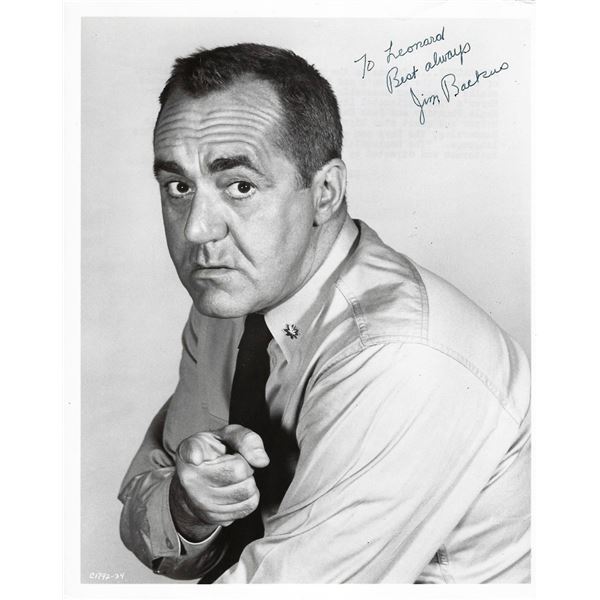 Gilligan's Island Jim Backus signed photo