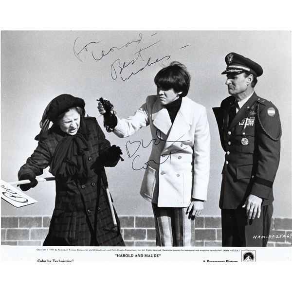 Harold and Maude Bud Cort signed movie photo