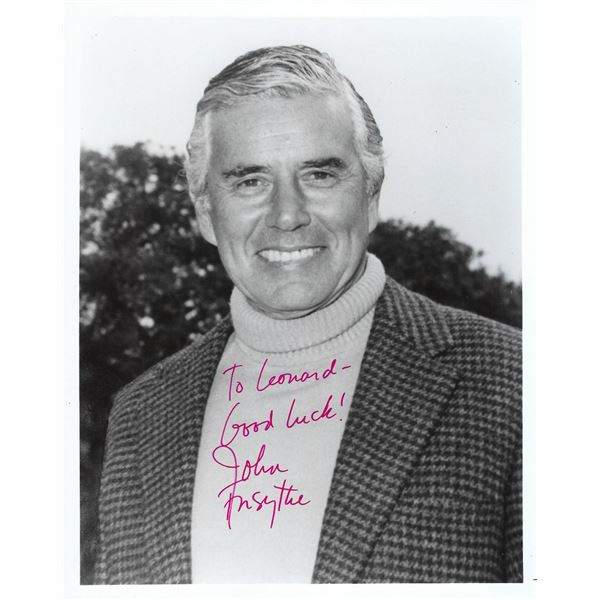 John Forsythe signed photo