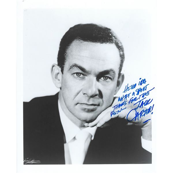 Jack Carter signed photo