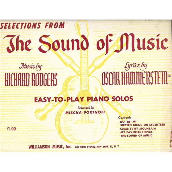 The Sound of Music Piano Solos sheet music