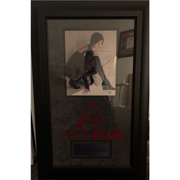 Charlize Theron Aeonflux signed photo