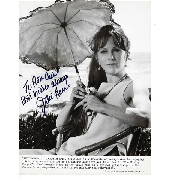 The Moving Target Julie Harris signed movie photo