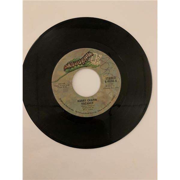 Harry Chapin signed 45 RPM