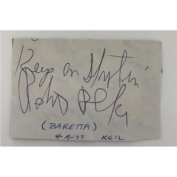 Robert Blake  Baretta signature