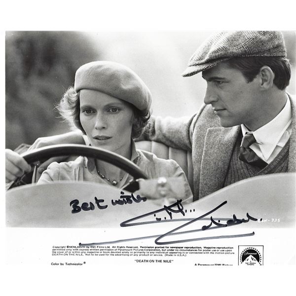 Death on the Nile Simon MacCorkindale signed movie photo