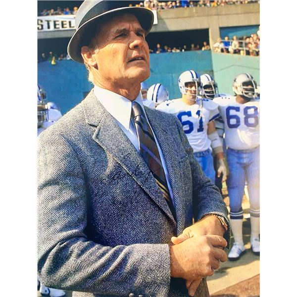 Tom Landry signed photo