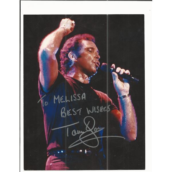 Tom Jones signed photo