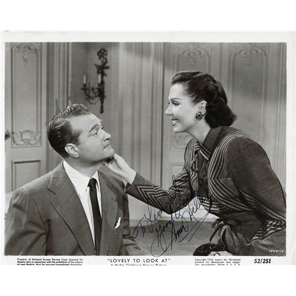Lovely to Look At Ann Miller signed movie photo