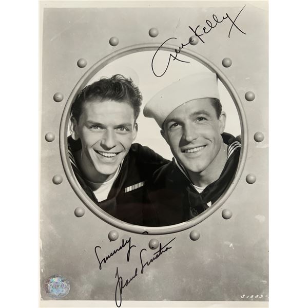 Frank Sinatra, Gene Kelly signed movie photo